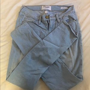 Frame jeans! Very comfortable to wear!